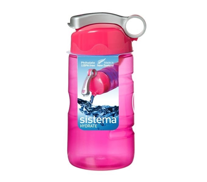 Behandeling tempo telefoon Sistema Hydrate drinkfles Sport Fusion 560 ml roze - Gestrikt