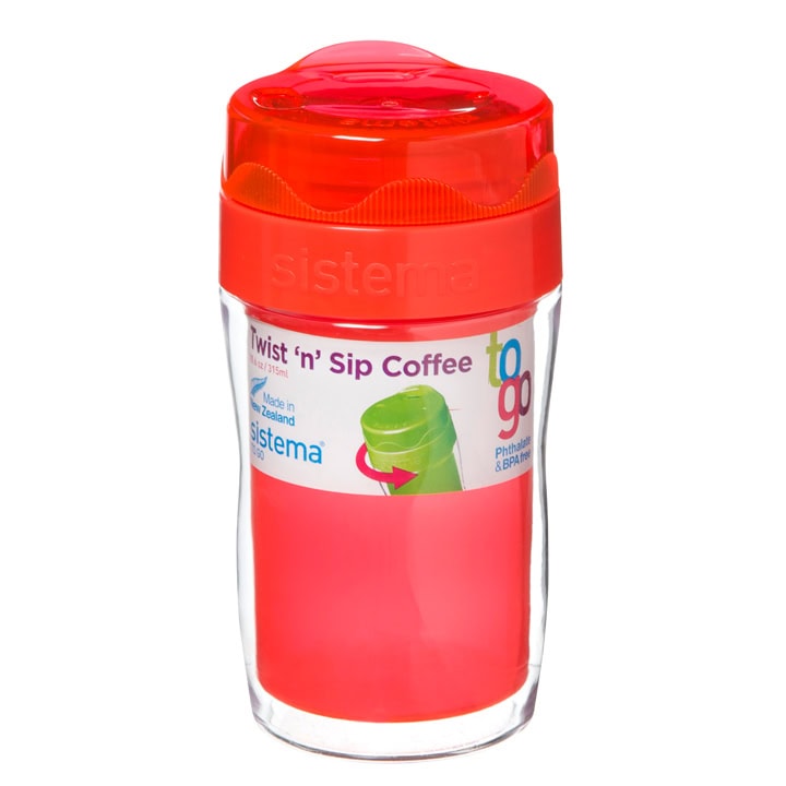 Sistema TO GO - Twist &apos;n&apos; Sip Coffee Isoleerbeker - 315 ml Oranje