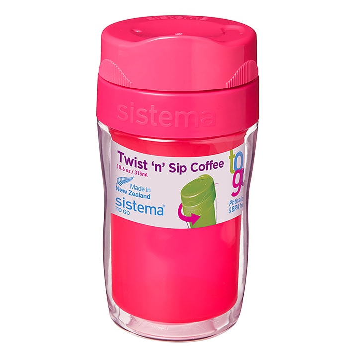 Sistema TO GO - Twist &apos;n&apos; Sip Coffee Isoleerbeker - 315 ml Roze